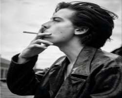 Cole Sprouse smoking